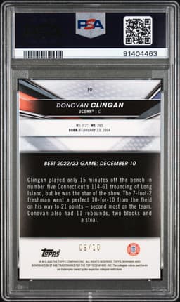 #19 DONOVAN CLINGAN