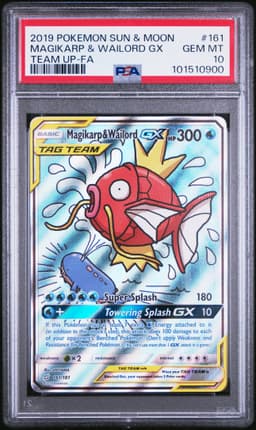 #161 FULL ART/MAGIKARP & WAILORD GX
