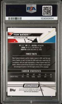 #215 TOM BRADY