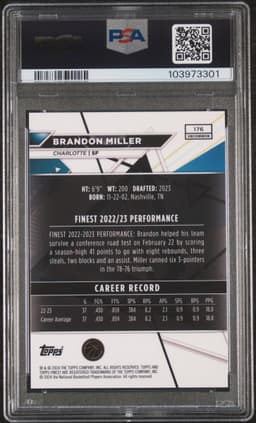 #176 BRANDON MILLER