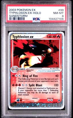 #99 TYPHLOSION EX-HOLO