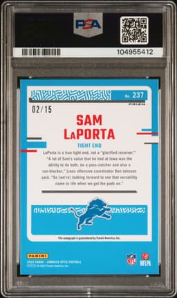 #237 SAM LaPORTA