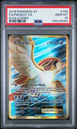 #104 FULL ART/PIDGEOT EX