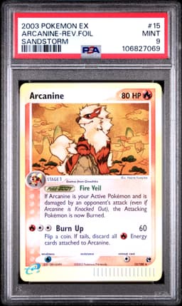 #15 ARCANINE-REVERSE FOIL