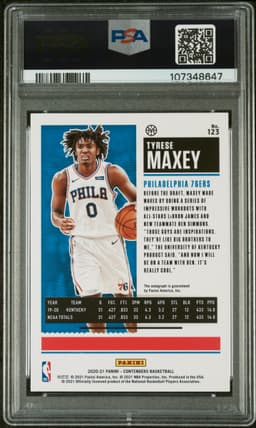 #123 TYRESE MAXEY
