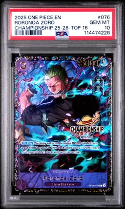 #076 RORONOA ZORO