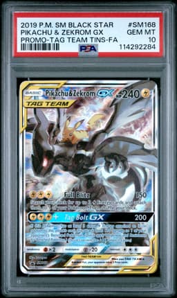 #SM168 FULL ART/PIKACHU & ZEKROM GX