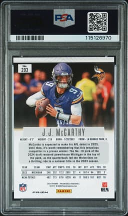 #203 JJ McCARTHY