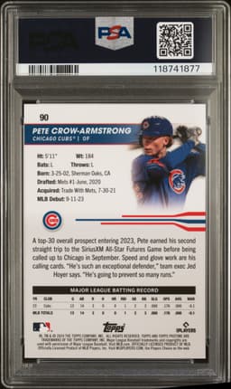 #90 PETE CROW-ARMSTRONG