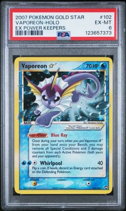 #102 VAPOREON-HOLO