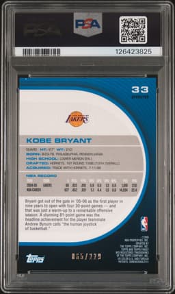 #33 KOBE BRYANT