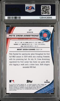 #17 PETE CROW-ARMSTRONG