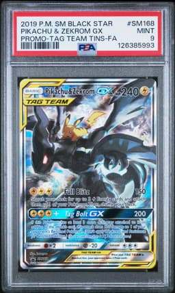 #SM168 FULL ART/PIKACHU & ZEKROM GX