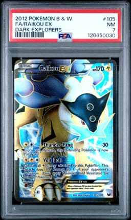 #105 FULL ART/RAIKOU EX