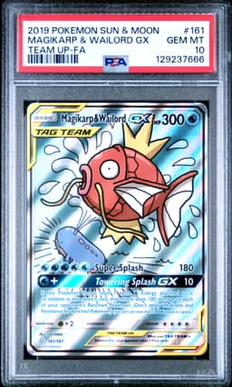 #161 FULL ART/MAGIKARP & WAILORD GX