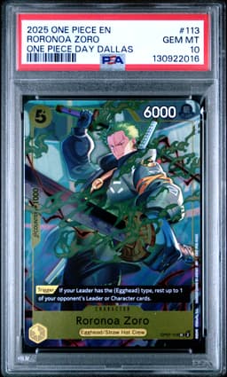 #113 RORONOA ZORO