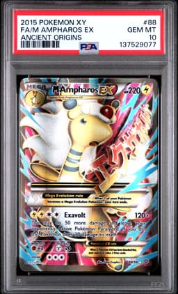 #88 FULL ART/M AMPHAROS EX