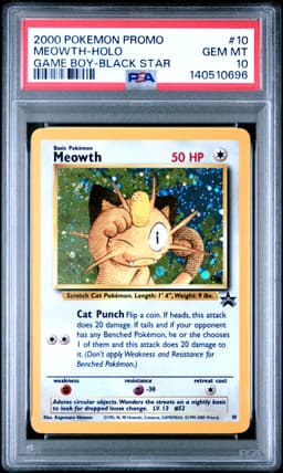 #10 MEOWTH-HOLO