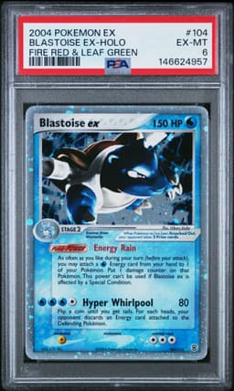 #104 BLASTOISE EX-HOLO
