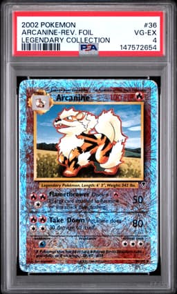 #36 ARCANINE-REVERSE FOIL
