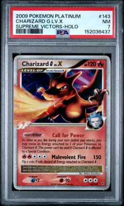 #143 CHARIZARD G LV.X-HOLO
