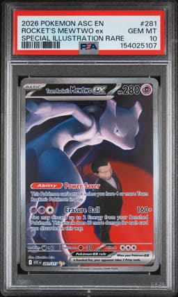 #281 TEAM ROCKET'S MEWTWO EX