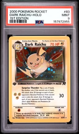 #83 DARK RAICHU-HOLO