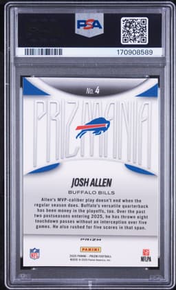 #4 JOSH ALLEN