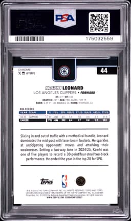 #44 KAWHI LEONARD