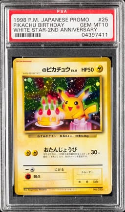 #25 PIKACHU BIRTHDAY