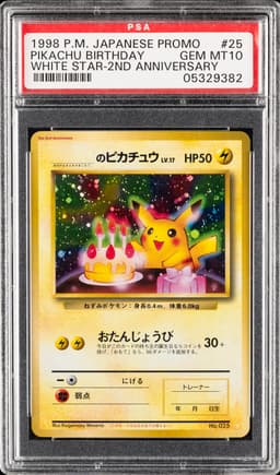#25 PIKACHU BIRTHDAY