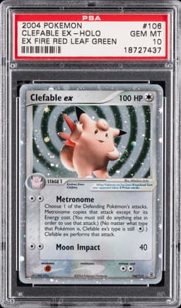 #106 CLEFABLE EX-HOLO