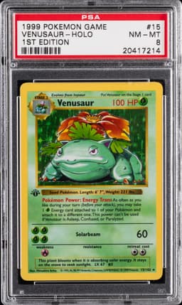 #15 VENUSAUR-HOLO