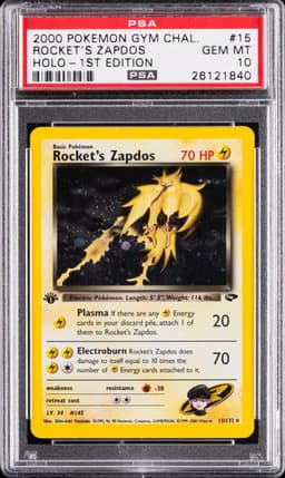 #15 ROCKET'S ZAPDOS