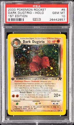 #6 DARK DUGTRIO-HOLO