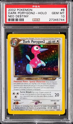 #8 DARK PORYGON2-HOLO