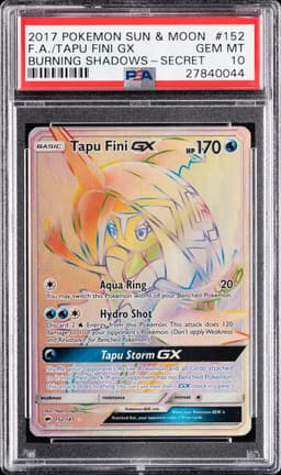 #152 FULL ART/TAPU FINI GX