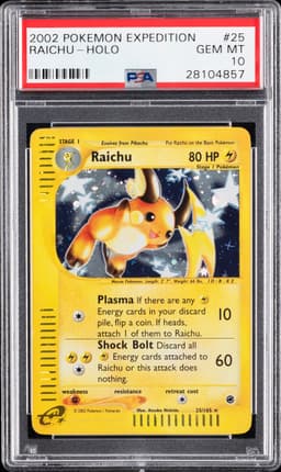 #25 RAICHU-HOLO