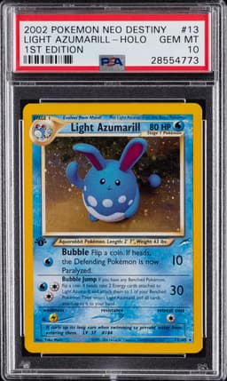 #13 LIGHT AZUMARILL-HOLO