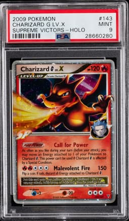 #143 CHARIZARD G LV.X-HOLO