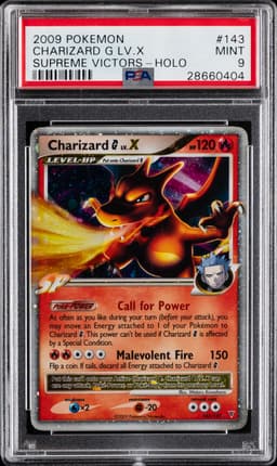 #143 CHARIZARD G LV.X-HOLO