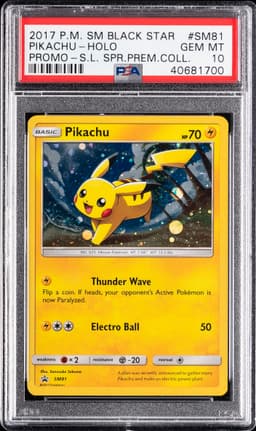 #SM81 PIKACHU-HOLO