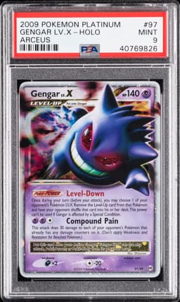 #97 GENGAR LV.X-HOLO