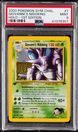 #7 GIOVANNI'S NIDOKING