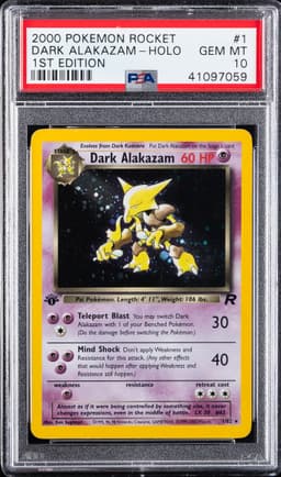 #1 DARK ALAKAZAM-HOLO