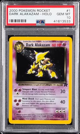 #1 DARK ALAKAZAM-HOLO