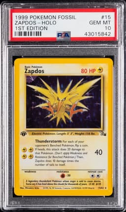 #15 ZAPDOS-HOLO