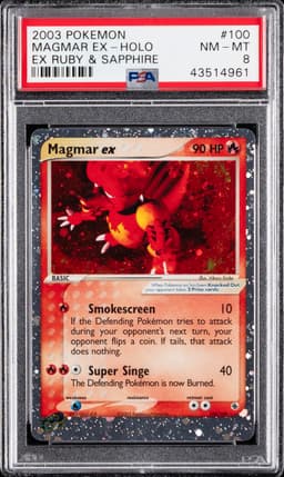 #100 MAGMAR EX-HOLO