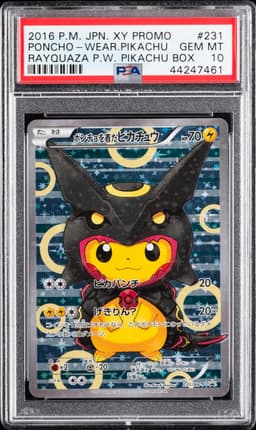 #231 PONCHO-WEARING PIKACHU