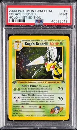 #9 KOGA'S BEEDRILL